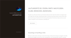 Desktop Screenshot of lautundspitz.de